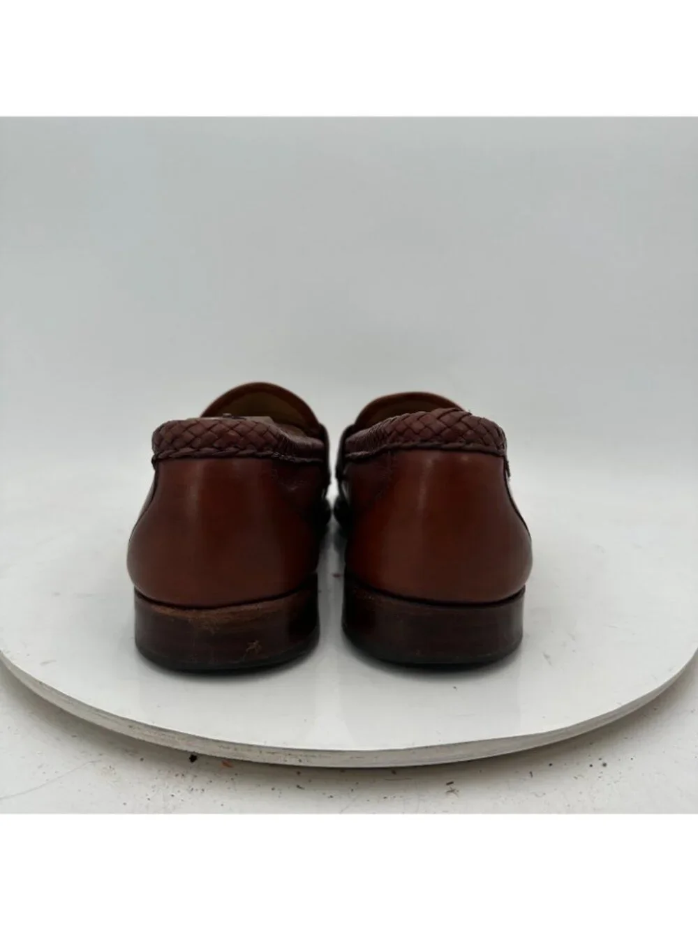 Allen Edmonds Maxfield Men Sz 7E Brown Leather Tassel Loafer Dress Shoes